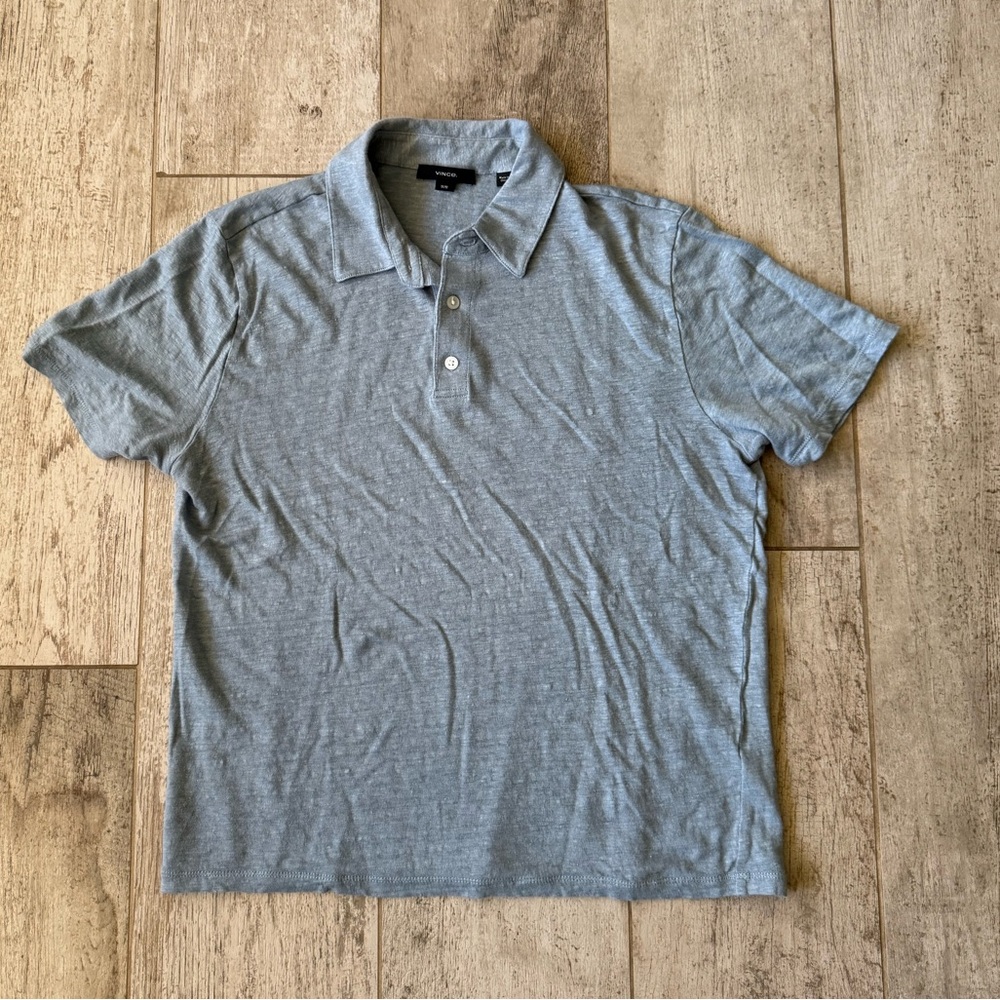 Vince Men's Gray Polo Shirt